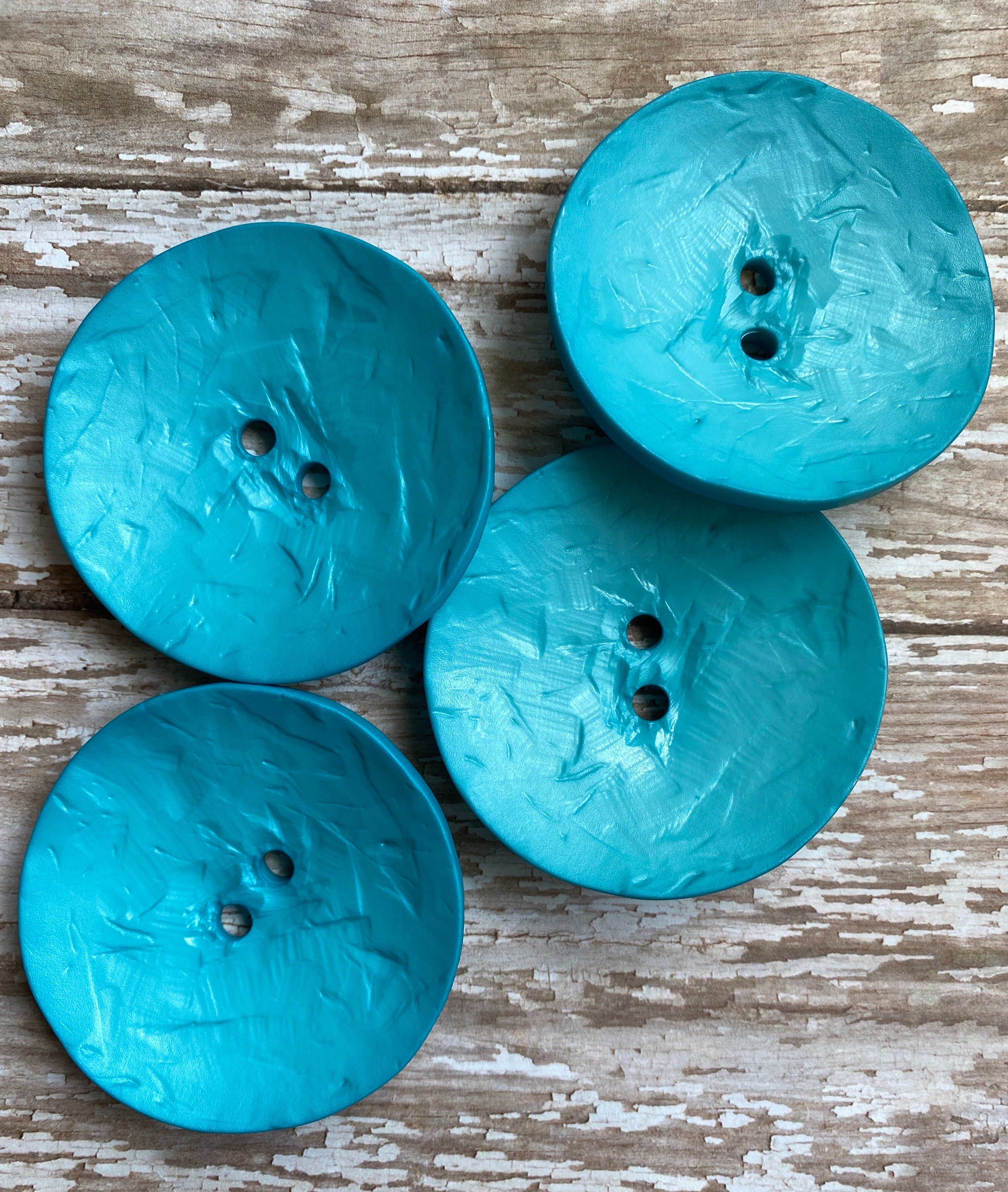 60mm Dill Buttons, Turquoise Button, 2.4 Inch Polyamide, Large Round ...