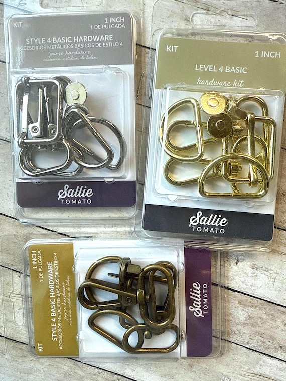Sallie Tomato 1 Inch Level 4 Hardware Kit, Bag Making Hardware