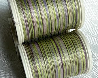 Sulky Blendables 30wt 4073 LILAC MEADOW Variegated 30wt heavy thread for quilting top stitching bold applique 500 yd spool, ships FAST