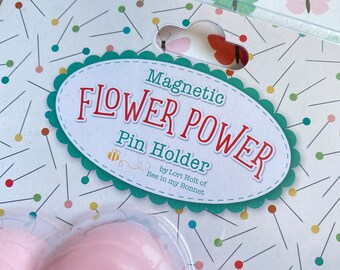 Flower Power Magnetic Pin Holder  Lori Holt of Bee in my Bonnet