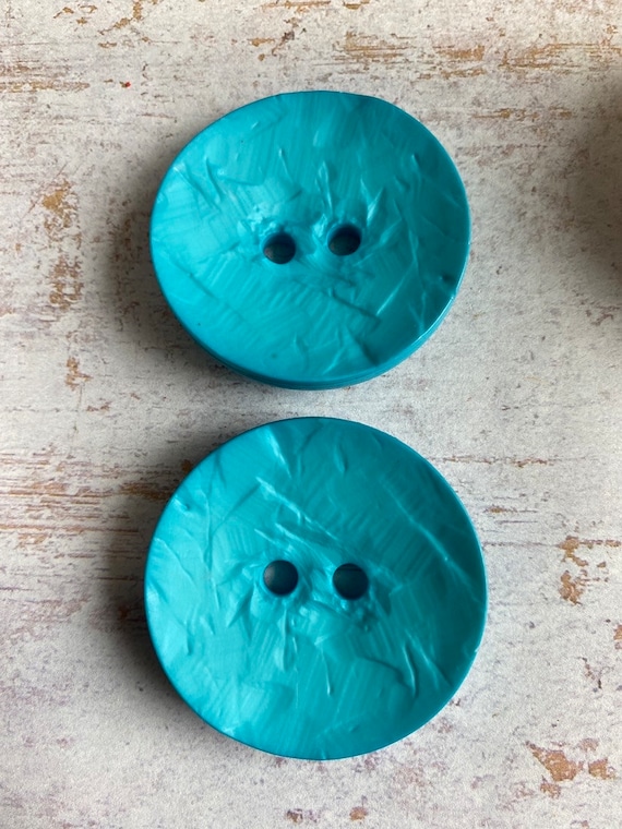 Large Turquoise 45mm Dill Button, 1.75 Inch Polyamide Button by Dill, Large  Buttons for Tote Bags, We Offer Multiple Shapes Colors & Sizes 