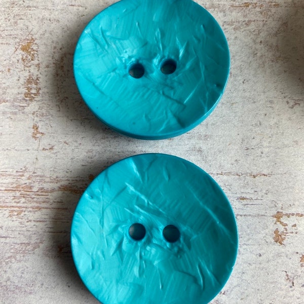 45mm Turquoise Dill Button,  1.75 Inch Polyamide Button by Dill, Large Buttons for Tote Bags, We offer multiple colors & sizes, ships FASt