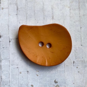 Large ORANGE Paisley Dill Button, Polyamide Dill Button, Extra Large Teardrop for Tote Bags, offer multiple colors and shapes, ships FAST