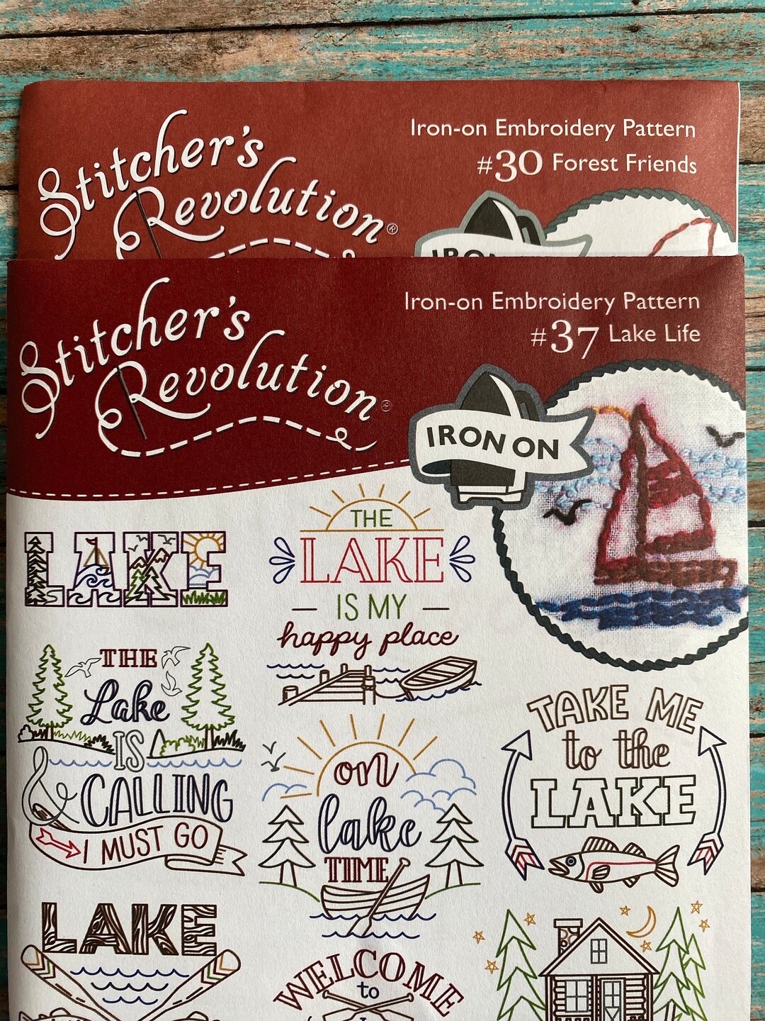 Stitcher's Revolution, SR37, Lake Life, Hand Stitch Embroidery – The  Vintage Teacup