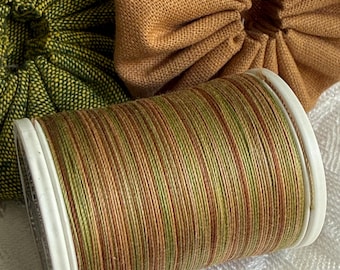 Sulky 30wt Blendables 4090 SUMMER WOODS, Variegated green & brown thread for quilting, top stitch, embroidery, 500 yd spool ships fast