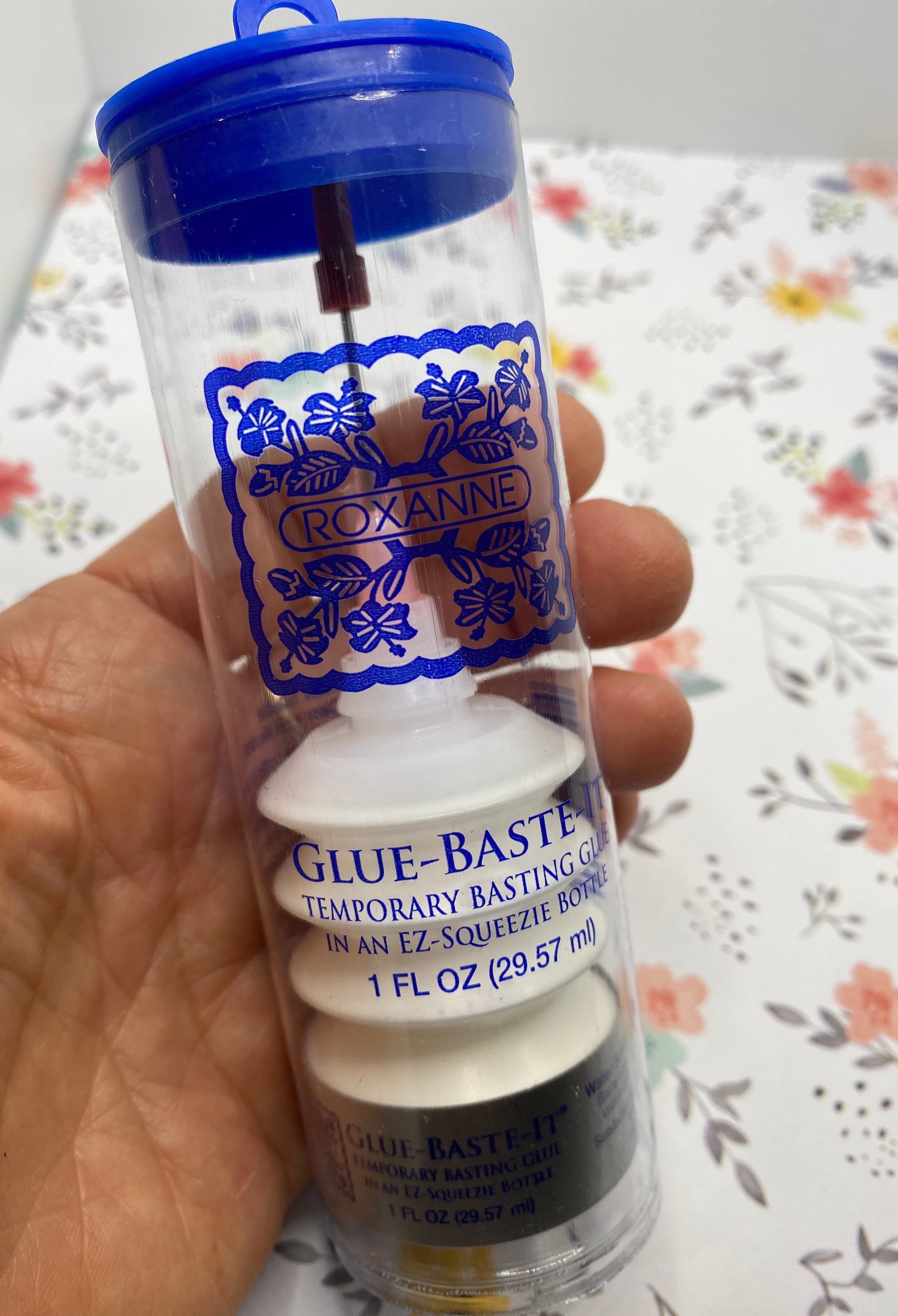 Roxanne Glue-Baste-It (1.5 oz.) EZ-Squeezie Bottle Two Way Applicator