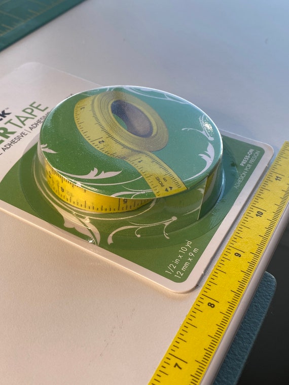 Peel N Stick Ruler Tape, Removable, Press-On