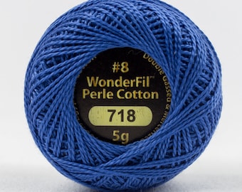 Eleganza ™  718,  8wt Perle Cotton EL5G 718, Wonderfil Thread, 42 yd Ball, Hand Needlework Embroidery, Big stitch quilting, ships FAST