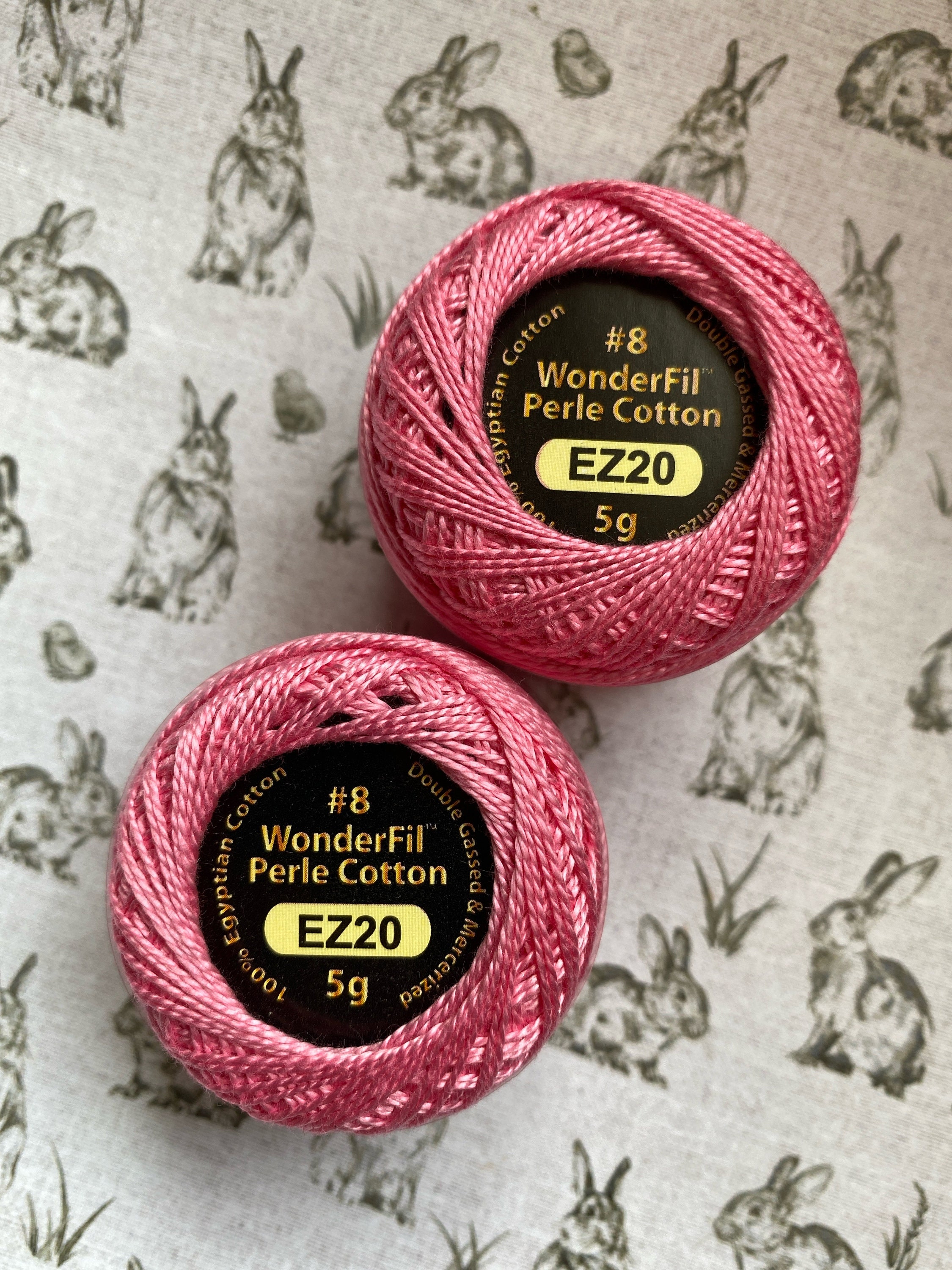 Perle Cotton FLAMINGO 20, 8 Wt Eleganza Perle Cotton, Wonderfil