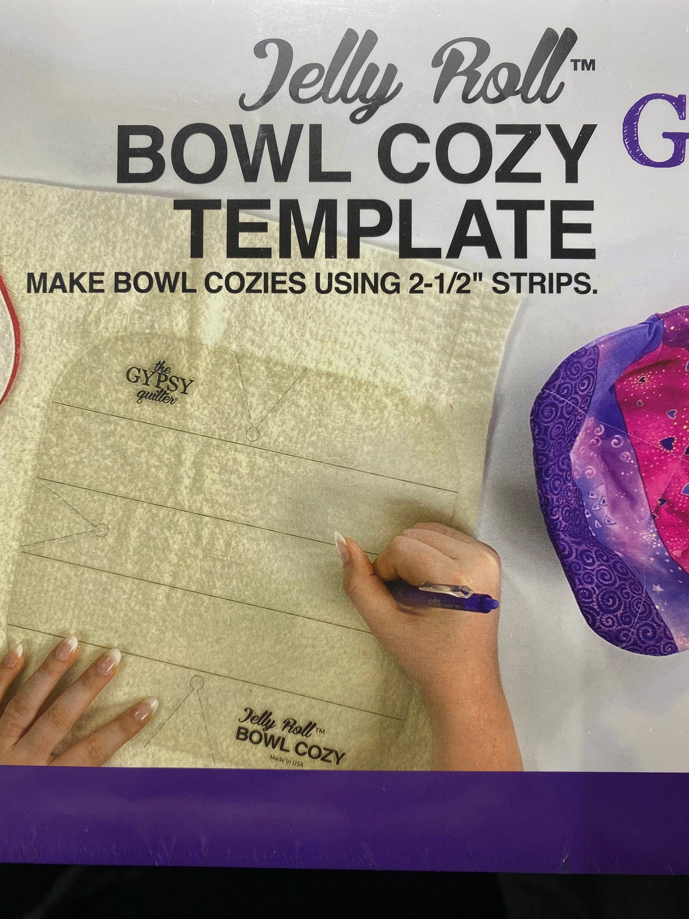 Bowl Cozy Precut Batting OR Template Gypsy Quilter Precut Etsy