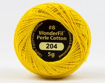 Wonderfil Eleganza Wild Fire Color 224 5g 42 yards Size 8 weight EL5G-224 Sue Spargo Color Palette Embroidery Thread