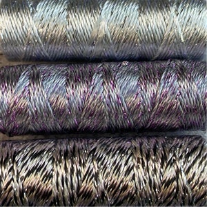 Kim Rado Starry Night, ICY METALS Dazzle Rayon Metallic, When a Little Sparkle will Do, Spools are 50 yds each, more bundles, Ships Fast