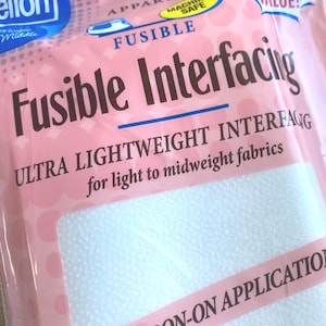 PELLON Fusible Interfacing, Ultra Light weight PLF36, Pellon iron on interfacing, Interfacing for apparel, blouse cuffs plackets, ships FAST