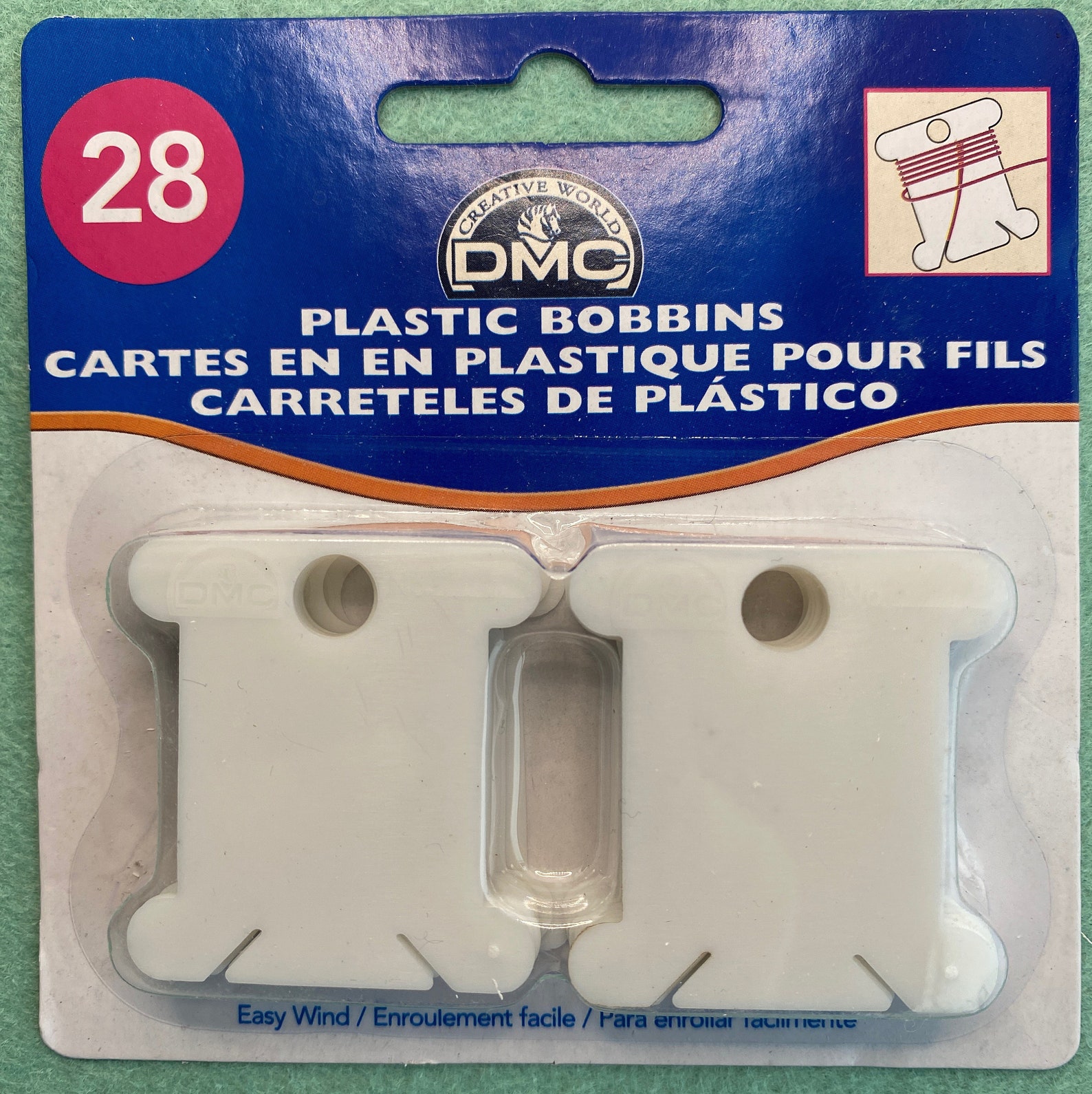 DMC Plastic Bobbins Choose Bobbins Only or Plastic Bobbins & Etsy