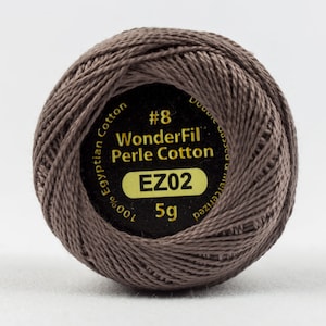 Perle Cotton 02 Puppy Paws, 8 Wt Eleganza ™ Perle Cotton, Wonderfil ™ Perle Cotton 42 yard Ball for Hand Embroidery & Quilting, ships FAST