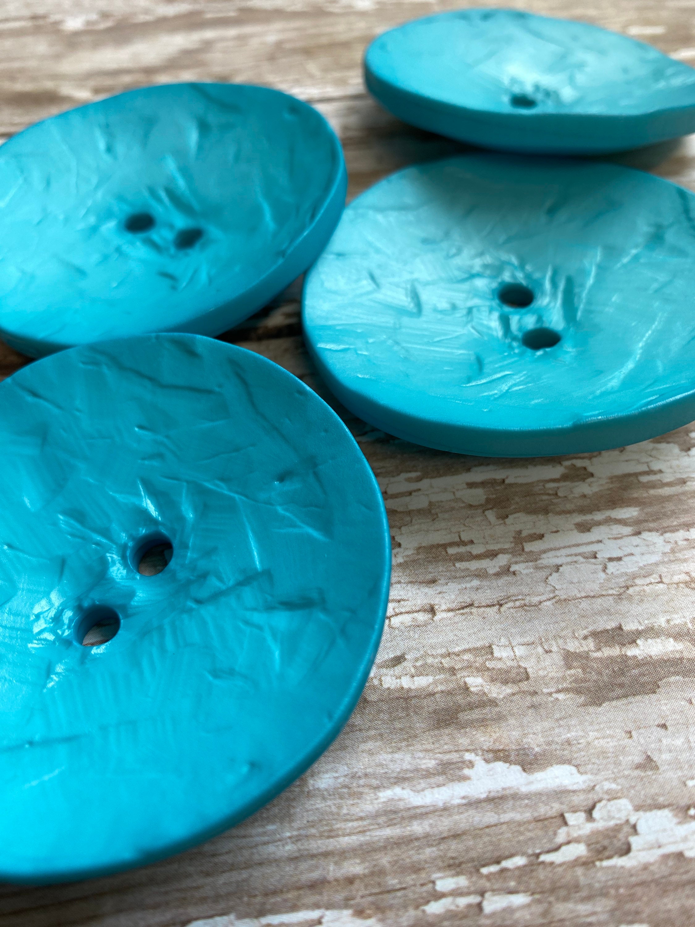 Turquoise Shell Buttons 60mm Dill Buttons, Turquoise Button, 2.4 Inch Polyamide, Large Round ...