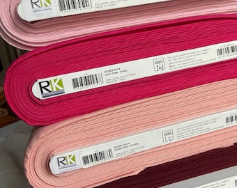 Essex Linen Cotton Blend SOLIDs, Robert Kaufman Fabric blossom rosebud Bordeaux more listings more colors, quilts clothing, FAST ship