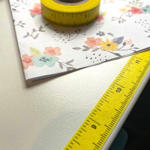 PeelnStick Ruler Tape, Adhesive Backed Ruler Tape, Measuring Tape for Work Bench, Stick on Ruler, Removable Tape, Stick on Ruler