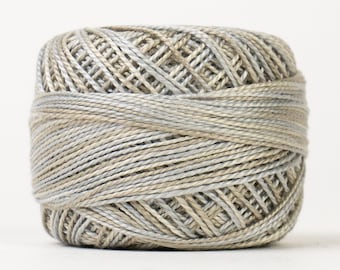 Eleganza 1037 8 wt Variegated Perle Cotton,  SHIELD BEARER EZM1037 Perle Cotton 8wt, Wonderfil ™ 42 yards, Embroidery Quilting, ships fast
