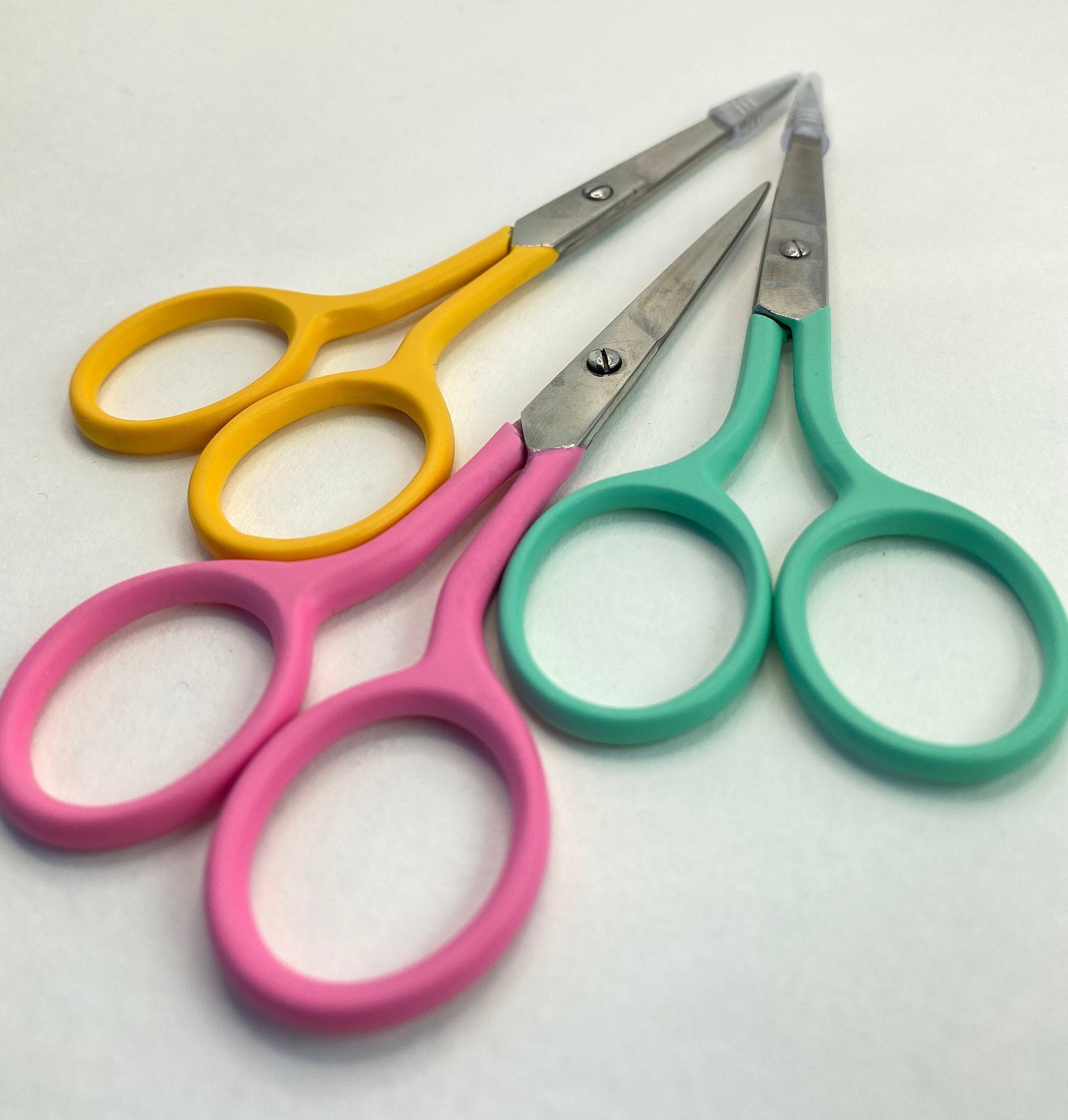 LOVE Pastel Pink Embroidery Scissors Embroidery Scissors 3.5 Etsy