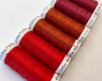 Sulky RED WORK 712-05 12wt Cotton Petites, Machine & Hand Embroidery Heavy Cotton Thread, See all mixes + our curated, ships FAST, quilting