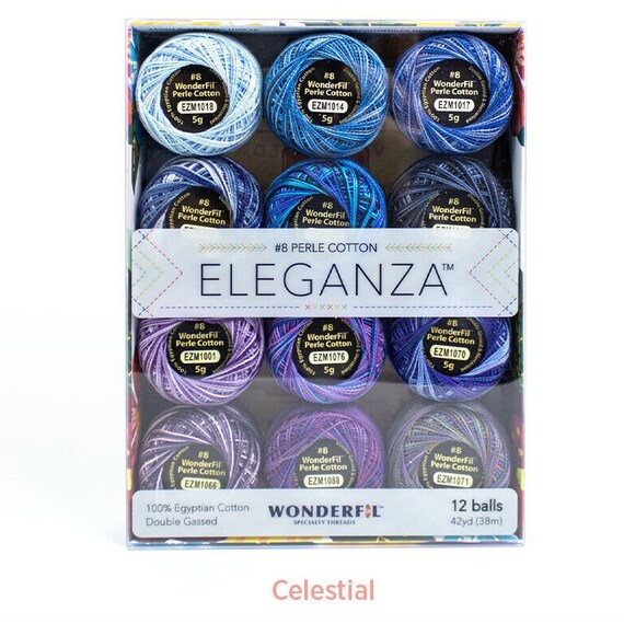 Wonderfil Eleganza Variegated Boxed Collection - Celestial Wonderfil Eleganza Variegated Boxed Collection - Celestial