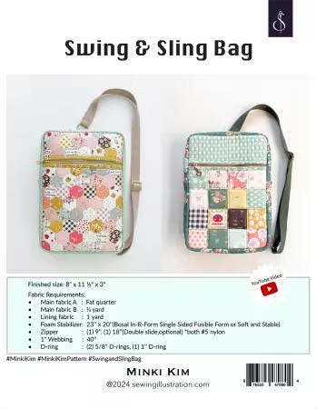 Minki Kim Pattern, Swing Sling Bag Pattern From Sewing