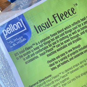 INSUL FLEECE, Insul-Fleece White 27in x 45in Packaged, for hot and cold items, casserole & lunch totes, pot holders, more, we ship fast