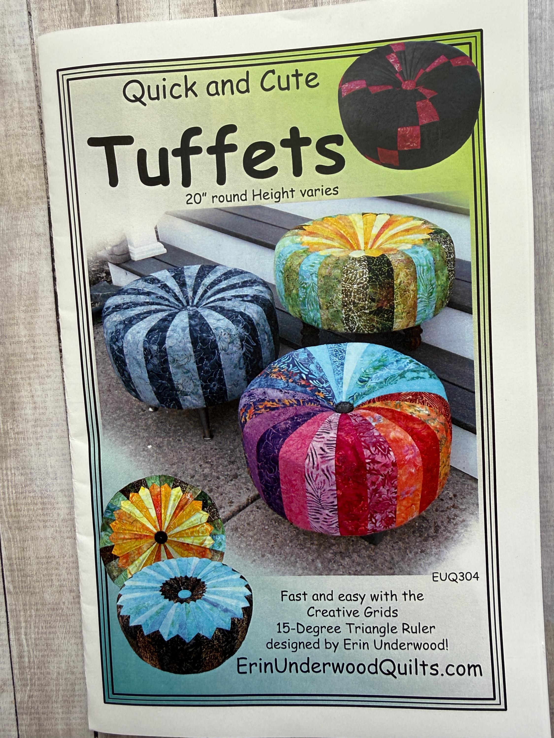 TUFFETS or SQUFFETS, Pattern by Erin Underwood, Choose Round or Square ...