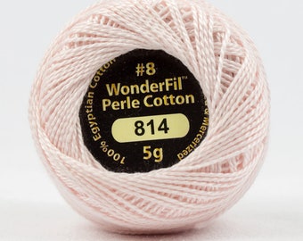 8WT ELEGANZA Perle Cotton  HIGH TEA 814, 8 Wt Eleganza Perle Cotton, Wonderfil Perle Cotton 42 yard Ball for Hand Embroidery & Quilting