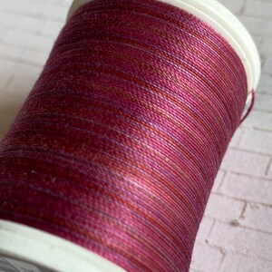 Sulky 30wt Blendables 4067 Merlot Blush, Variegated 30wt thread for quilting, top stitch, applique, embroidery, 500 yd spool needle option 30wt 4067 SPOOL