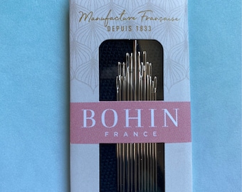 Bohin CREWEL Needles, Choose Size 3/9 Needles, Sharp Point Needles, Lovely for Felt Embroidery,