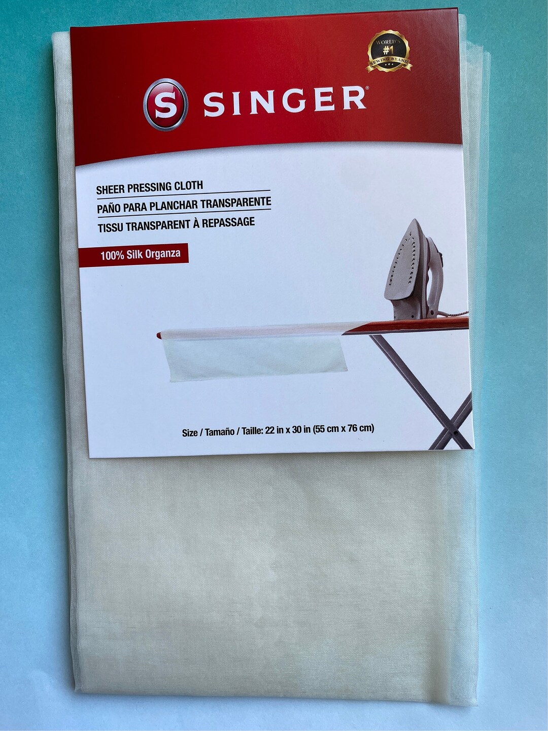 PRESS CLOTH, Singer Sheer Pressing Cloth, Silk Organza Pressing Cloth