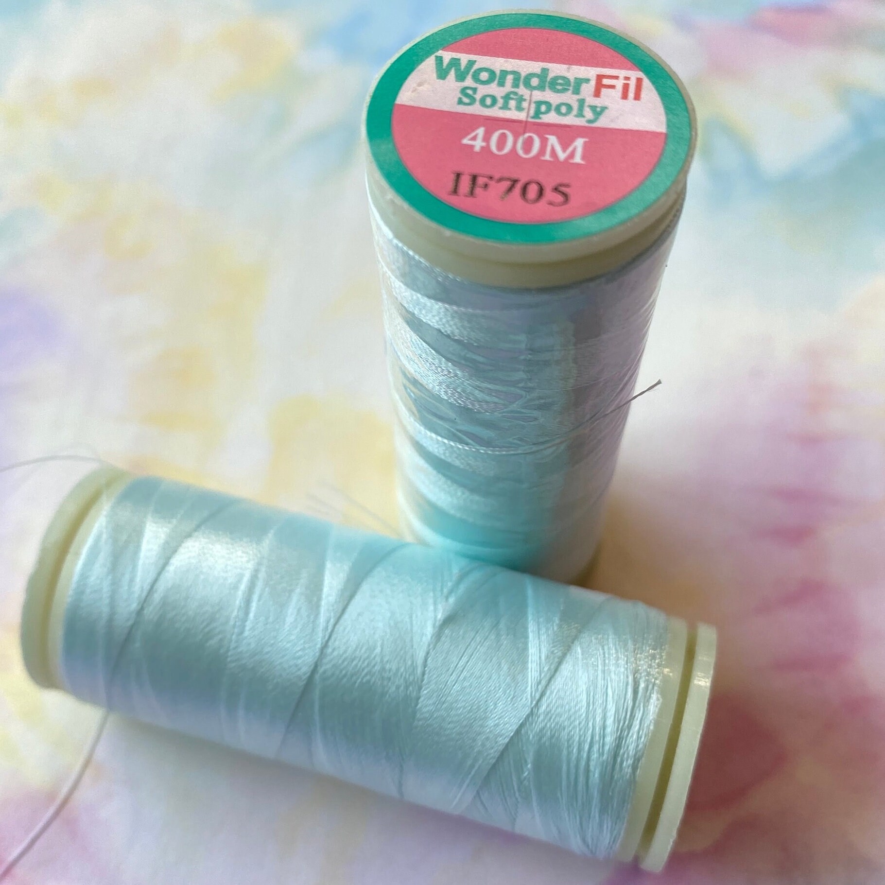 Invisafil 100wt PASTEL Cottonized Polyester Thread, Finest Thread We ...