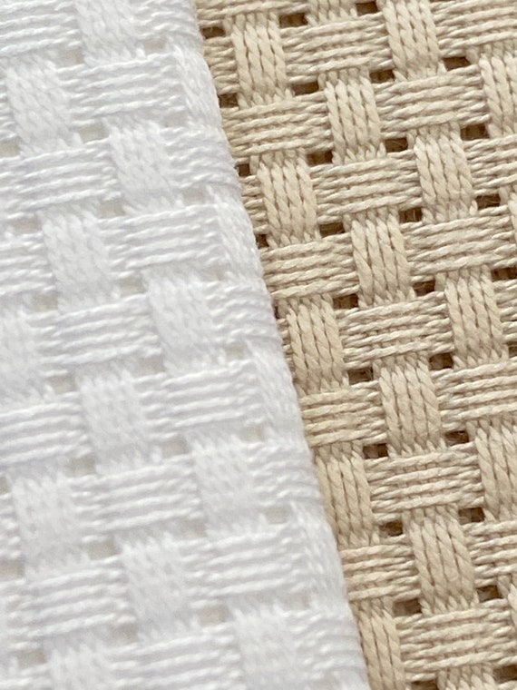 9ct Aida Cloth, Four Colors of Lecien Cosmo 9 Ct Large Stitch