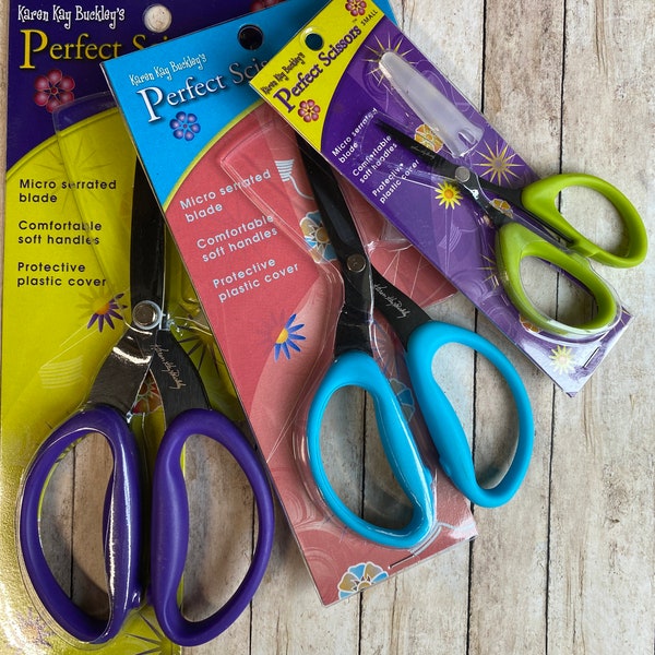 Karen Kay Buckley PERFECT SCISSORS, Choice of 3 sizes or choose bundle, 4, 6, or 7 Inch longScissors, Small Precise Scissors Top Rated Item