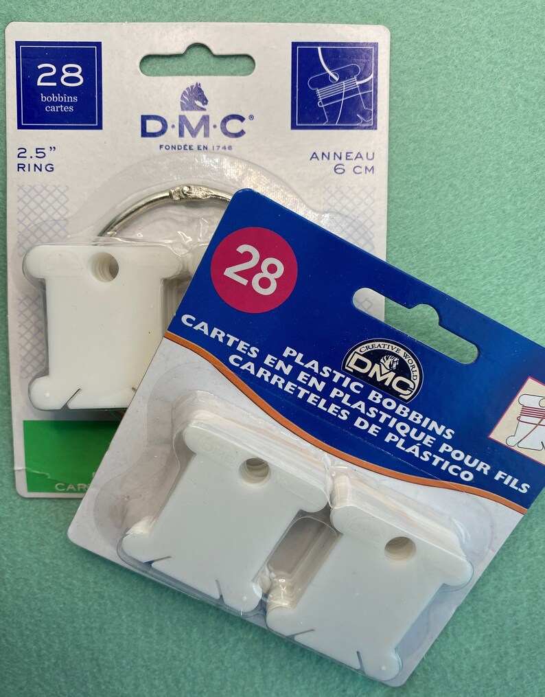 DMC Plastic Bobbins Choose Bobbins Only or Plastic Bobbins & Etsy