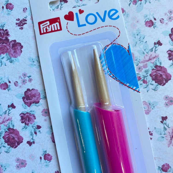 Prym Love TUBE TURNING Set, Prym Dritz Notions, 2 SIZES tube turner, Colorful easy to see, in stock ships FaST, ClassicNeedle on Etsy