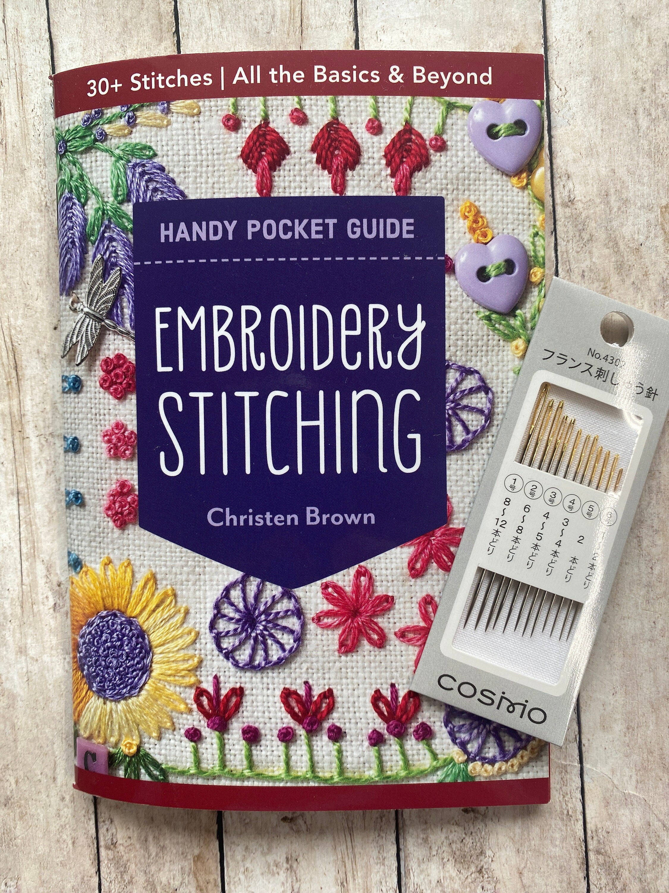 Embroidery Stitching Pocket Guide, Book by Christen Brown Handy
