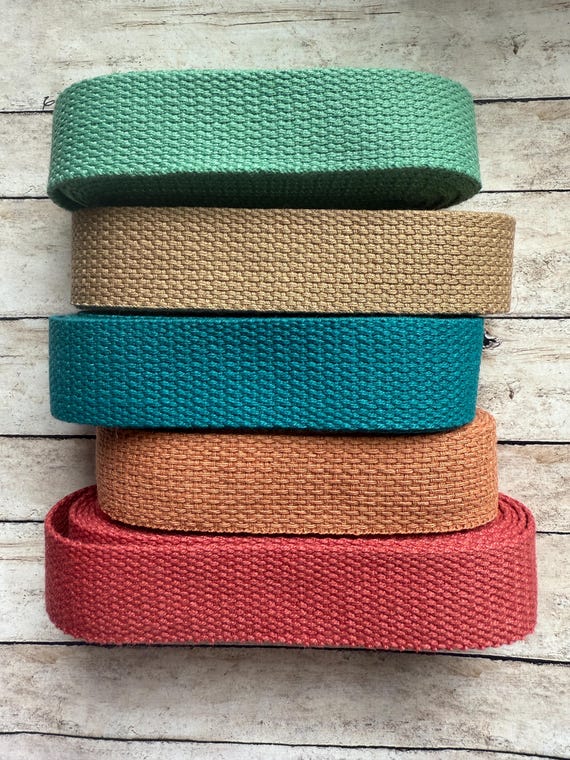 Sallie Tomato 1 inch Webbing Hand Made Bags, poly strap for bag purse making straps, 3 yd CHOOSE color, LINK to hardware, FaST ship