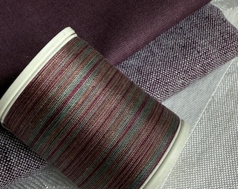 30wt SULKY Blendables BLACKBERRY 4093, Variegated purple plum heavier thread quilting, top stitch, embroidery, 500 yd spool, ships fast
