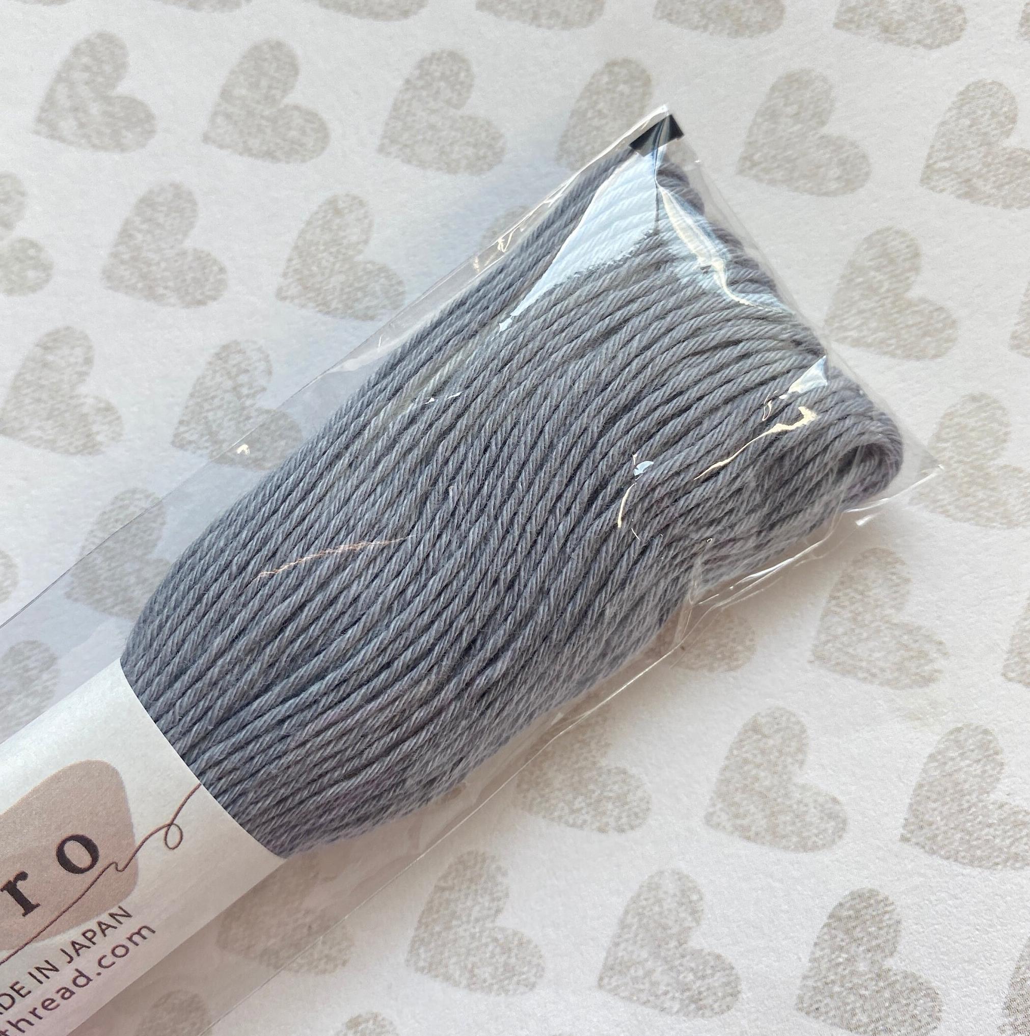 Sashiko Cotton Thread Olympus, 5 Dusty Shades, Med Size 40M Skein ...