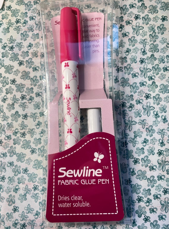 Sewline 2 Blue Water Soluble Refills for Fabric Glue Pen EPP