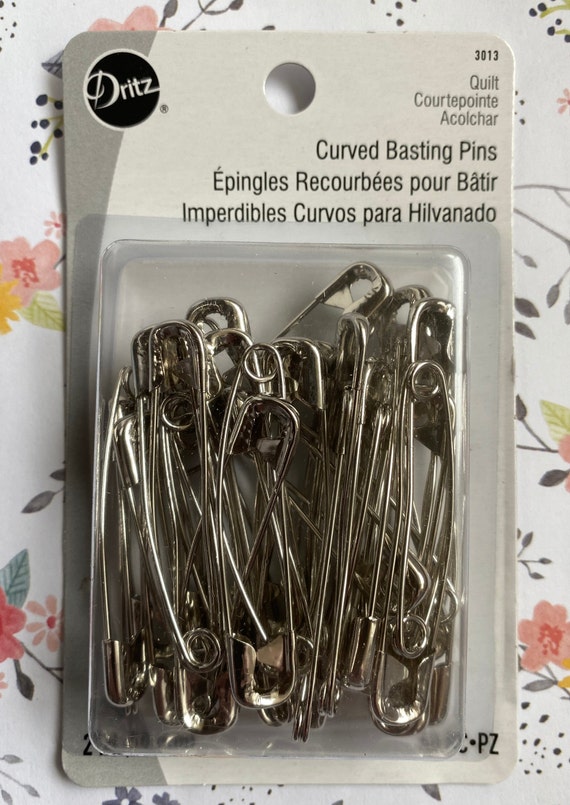 Dritz Curved Basting Pins 2 inch, Size: 3