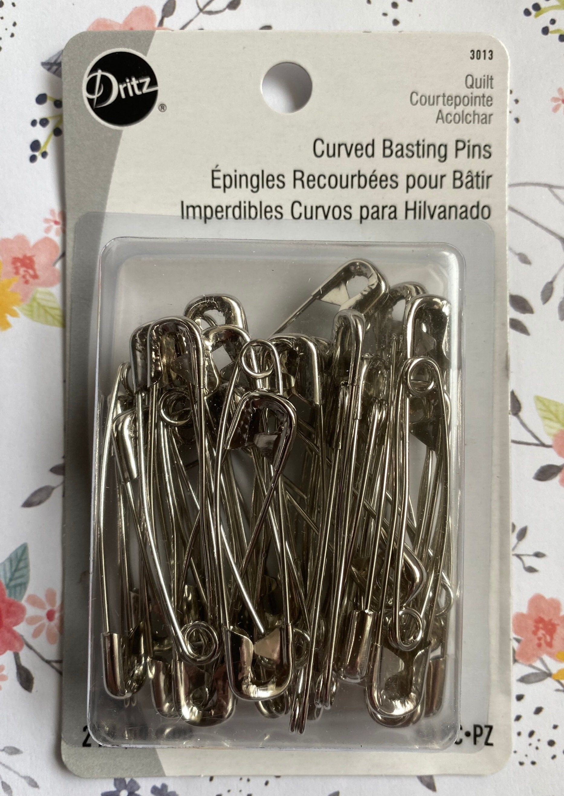  Safety Pins - Black Safety Pins Size #3 - Length 2 (50 Pins /Bag)