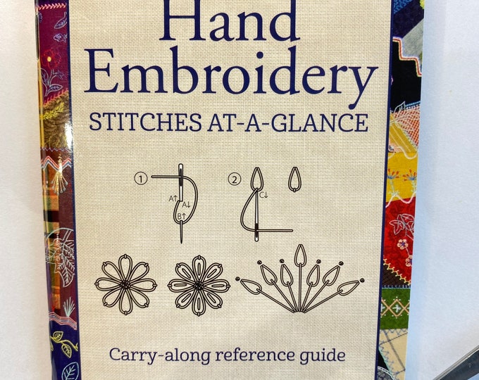Hand Embroidery Stitches at A Glance Carry Along Reference - Etsy
