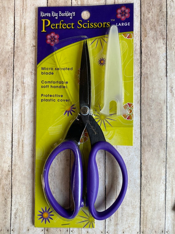 Karen Kay Buckley Perfect 6 | Metal-Blue | Pack of 1 Scissors