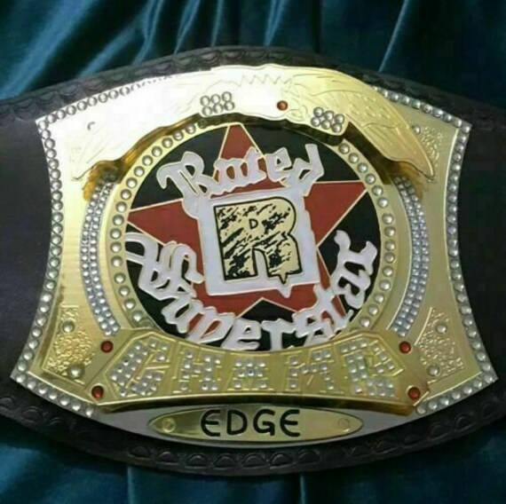 Wwe Edge Rated R Spinner Championship Belt Adult Size Real Etsy