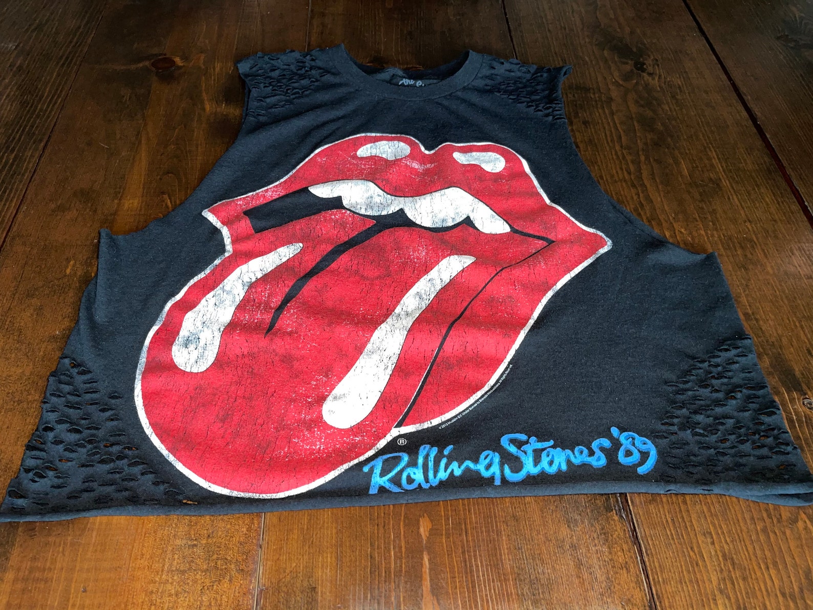 rolling stones sleeveless shirt