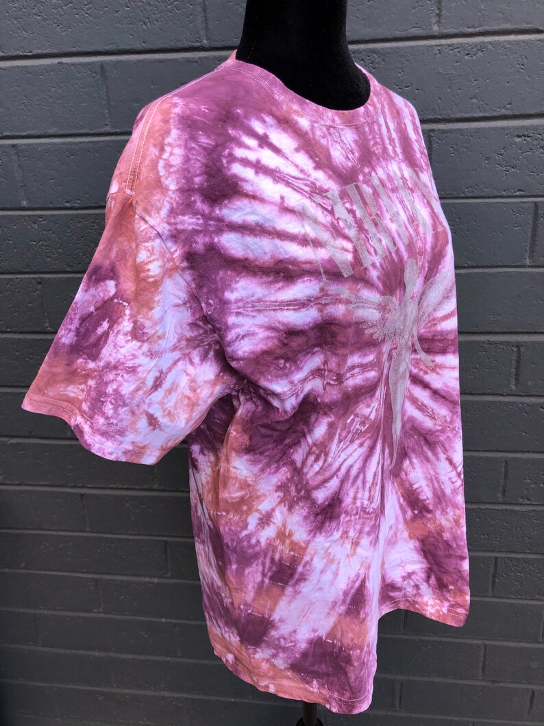 90s Graphic Tee Distressed Nirvana Shirt Oversized Band Tee Nirvana Tie Dye Tee 90s Tie Dye Band Tee Oversized Nirvana Tee
